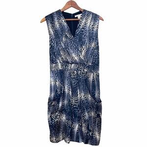 Kenneth Cole 100% Silk Knee Length Dress